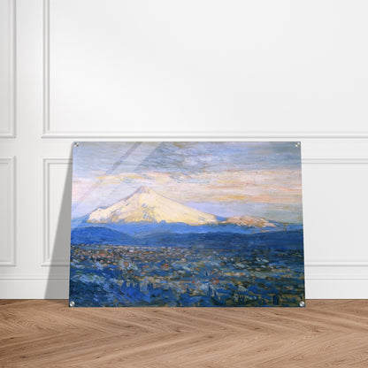 Mount Hood - Childe Hassam Acrylic Print - 70x100 cm / 28x40″ inches