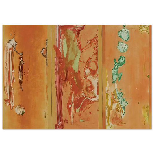 Helen Frankenthaler - Gateway - 1988 Wall art - 13x18 cm / 5x7 inches - Fine Art Poster - -