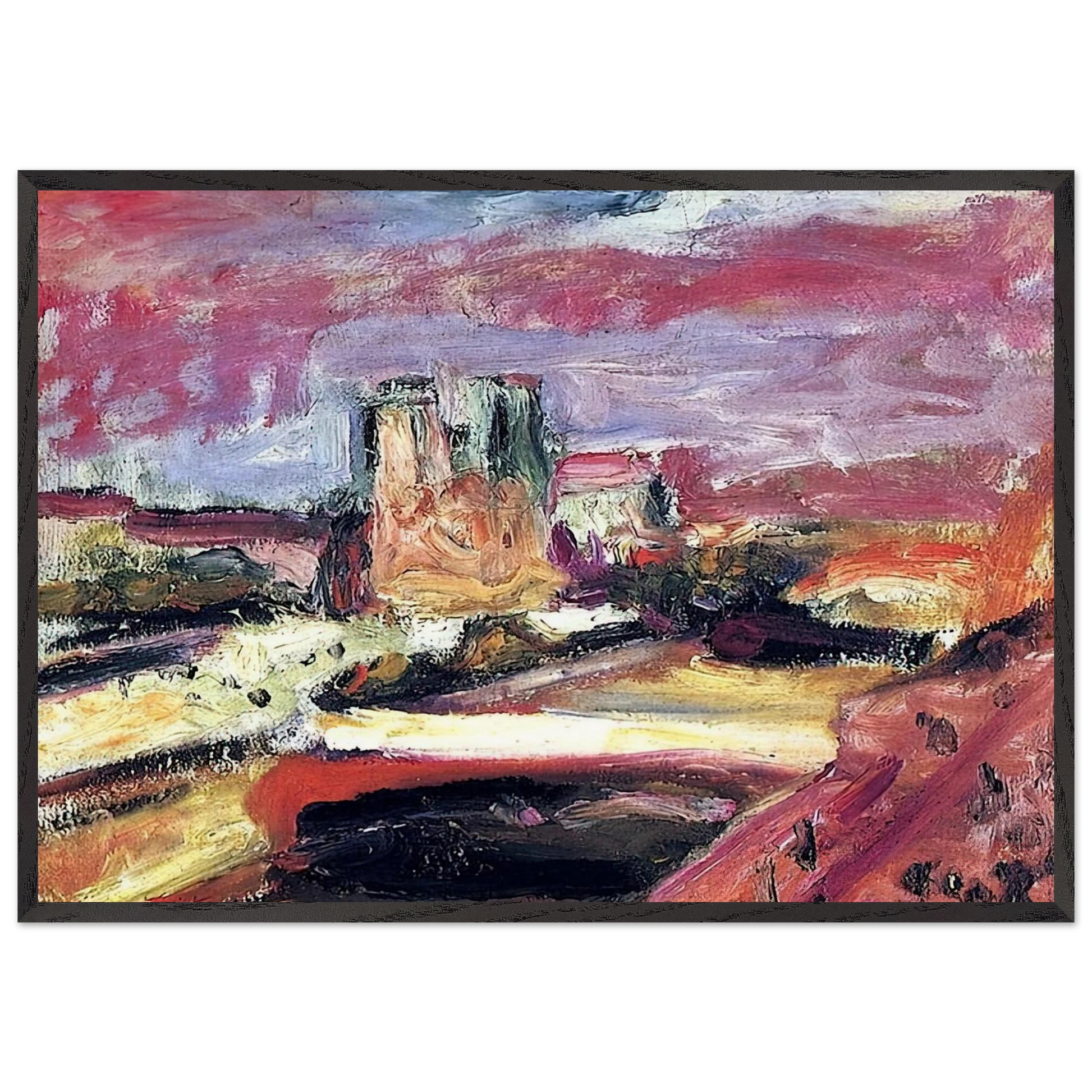 NOTRE DAME 1904 - Henri Matisse Framed Art Print – Black Wooden Frame - Default Title - -Framed Art Print