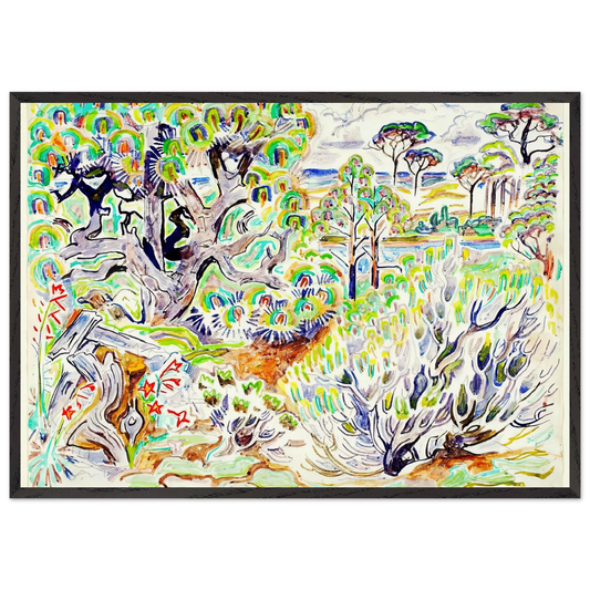 Walter Anderson N3 - Walter Inglis Anderson Framed Art Print – Black Wooden Frame - Default Title - -Framed Art Print