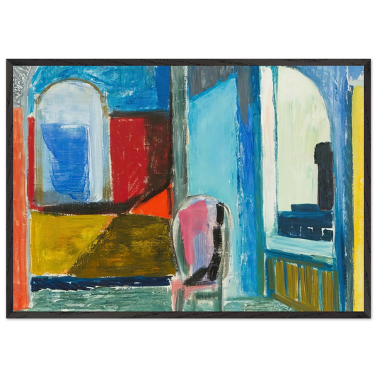 Interior - 1951 - Tove Jansson Framed Art Print – Black Wooden Frame - Default Title - -Framed Art Print