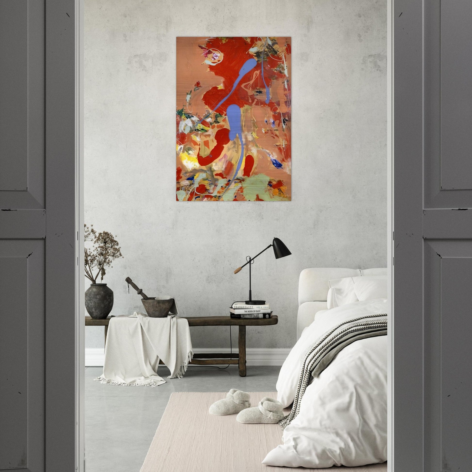 Aquatic Garden - Hans Hofmann Brushed Aluminum Print - 70x100 cm / 28x40 inches | Hans Hofmann Aluminum Print | Hans Hofmann Prints