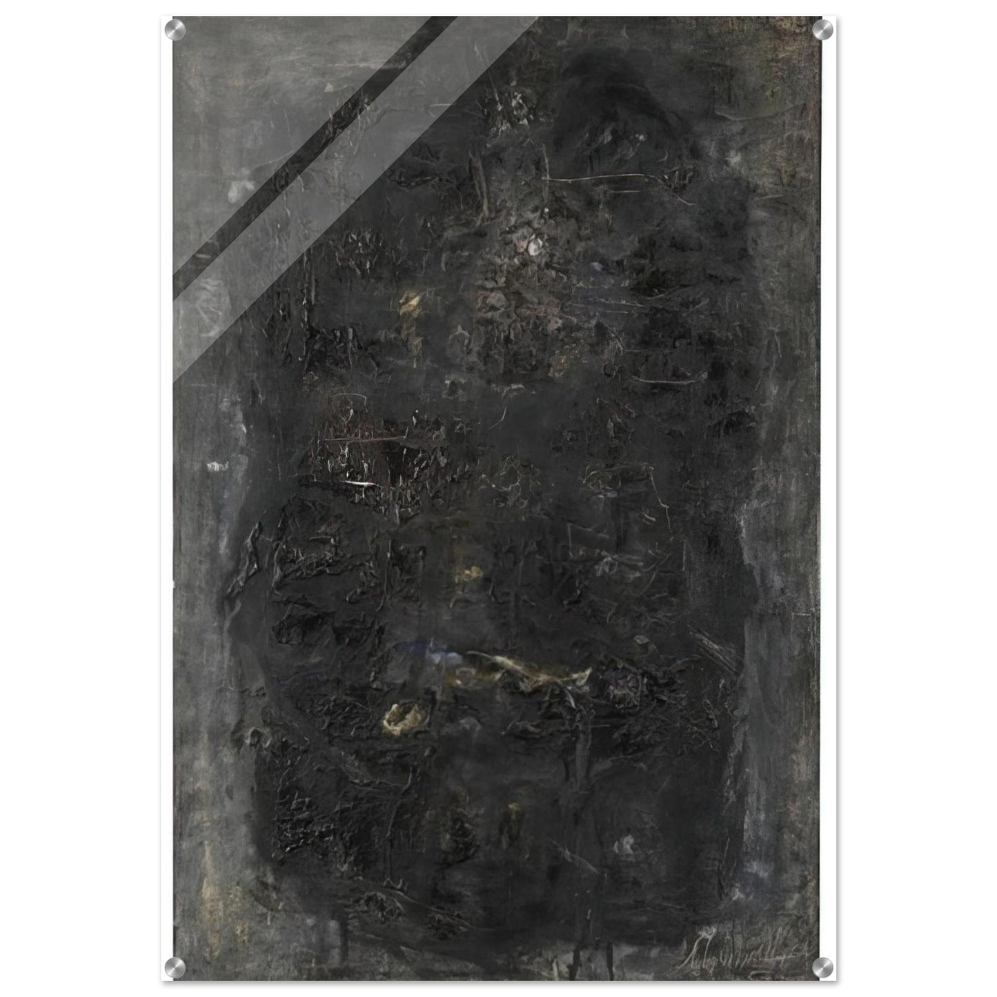 Jarbas - 1959 - Emil Schumacher Acrylic Print - 70x100 cm / 28x40″ inches | Emil Schumacher Wall Art | Emil Schumacher Prints