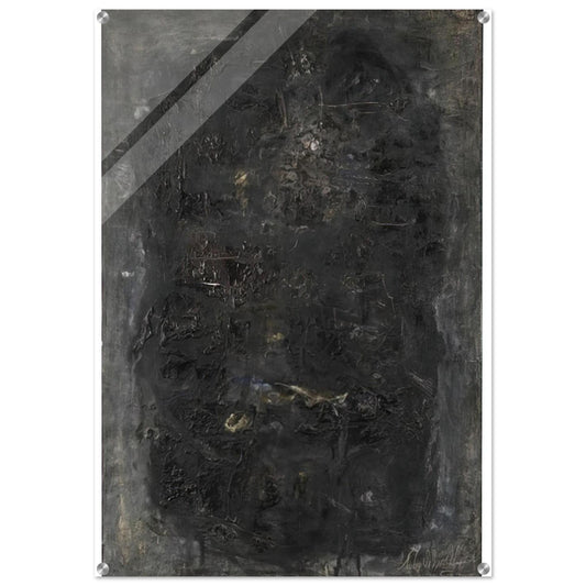 Jarbas - 1959 - Emil Schumacher Acrylic Print - 70x100 cm / 28x40″ inches | Emil Schumacher Wall Art | Emil Schumacher Prints