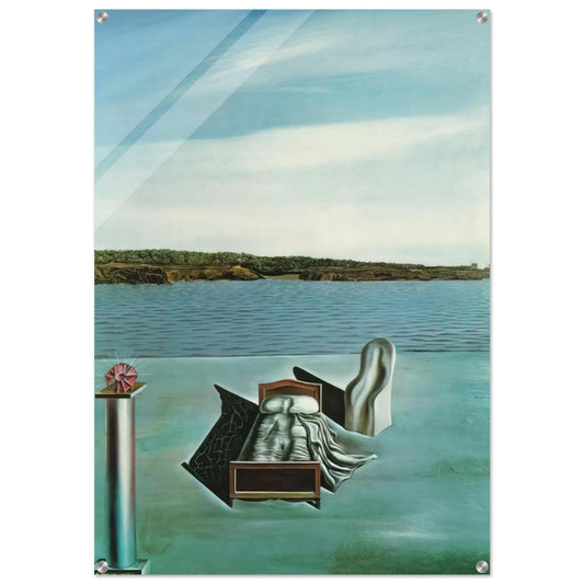 SURREALIST COMPOSITION WITH INVISIBLE FIGURES - Salvador Dali Acrylic Print - 70x100 cm / 28x40″ inches