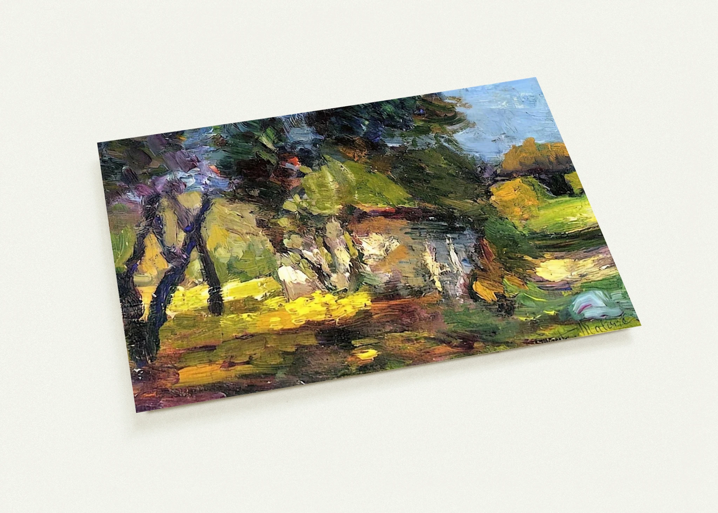 LANDSCAPE CORSICA 1898 By Henri Matisse Pack of 10 Post Cards | Henri Matisse Post Cards | A6 (10.5 x 14.8 cm) - 4.1 x 5.8 inches