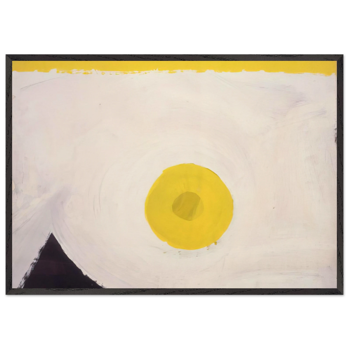 Untitled  F 60-1  - Al Held 70x100 cm / 28x40 inches Framed Art Print – Black Wooden Frame