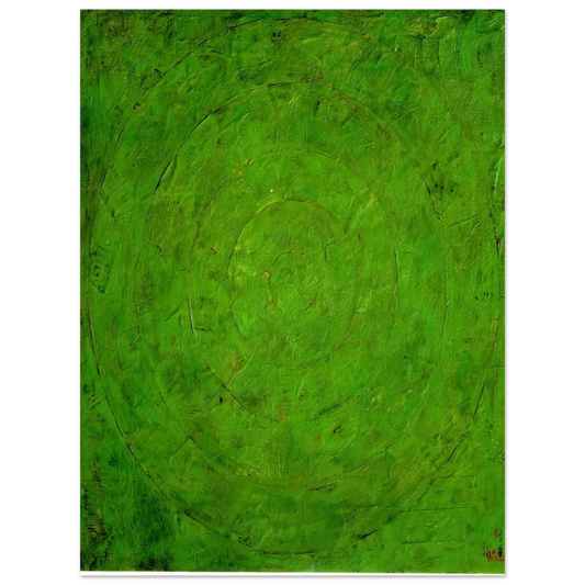 Jasper Johns - GREEN TARGET Fine Art Poster - Default Title