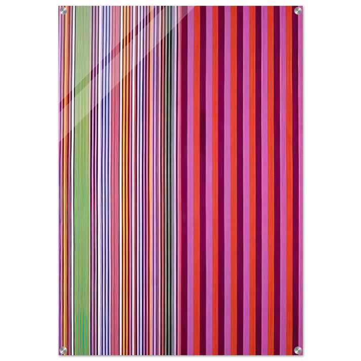 Red Baron - 1966 - Gene Davis Acrylic Print - 70x100 cm / 28x40″ inches | Gene Davis Wall Art | Gene Davis Prints