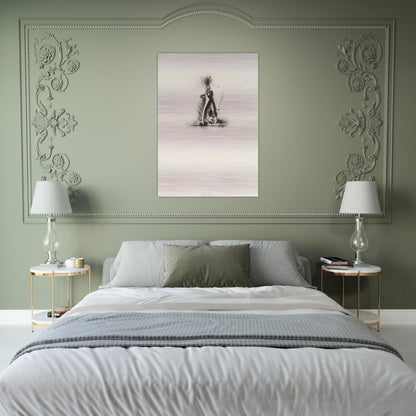 UNTITLED FROM TEN WINTER TOOLS 1973 1 - Jim Dine Brushed Aluminum Print - 70x100 cm / 28x40 inches | Jim Dine Aluminum Print | Jim Dine Prints