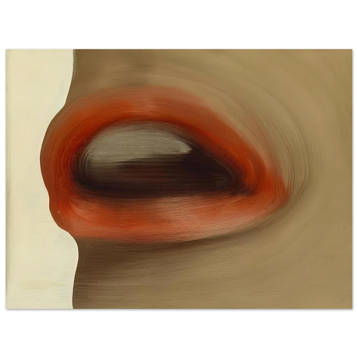 Gerhard Richter - MUND MOUTH BRIGITTE BARDOT S LIPS 1963  75x100 cm / 30x40inches Fine Art Poster