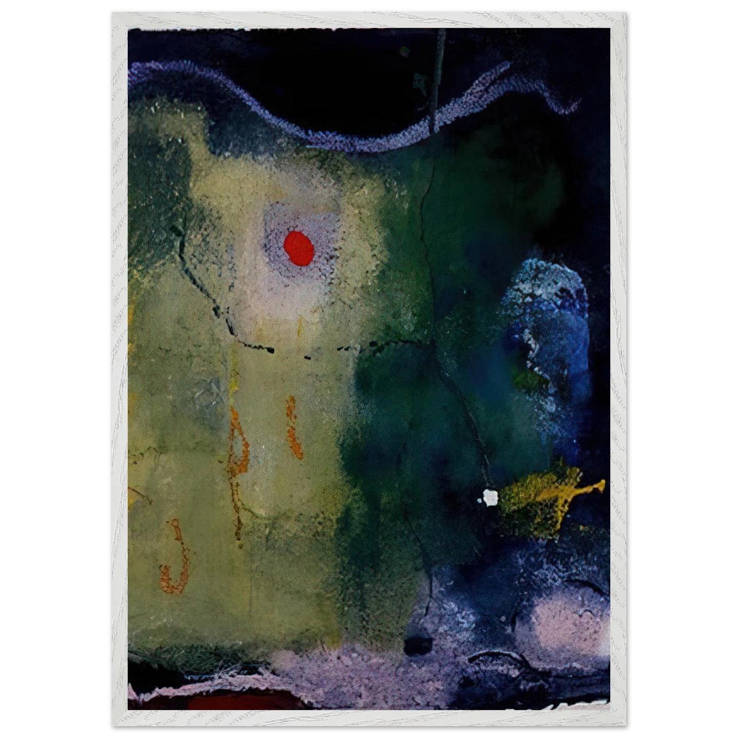 Helen Frankenthaler - The Other Side of the Moon - 1995 Wall art - A2 (42 x 59.4  cm) - Fine Art Poster - -