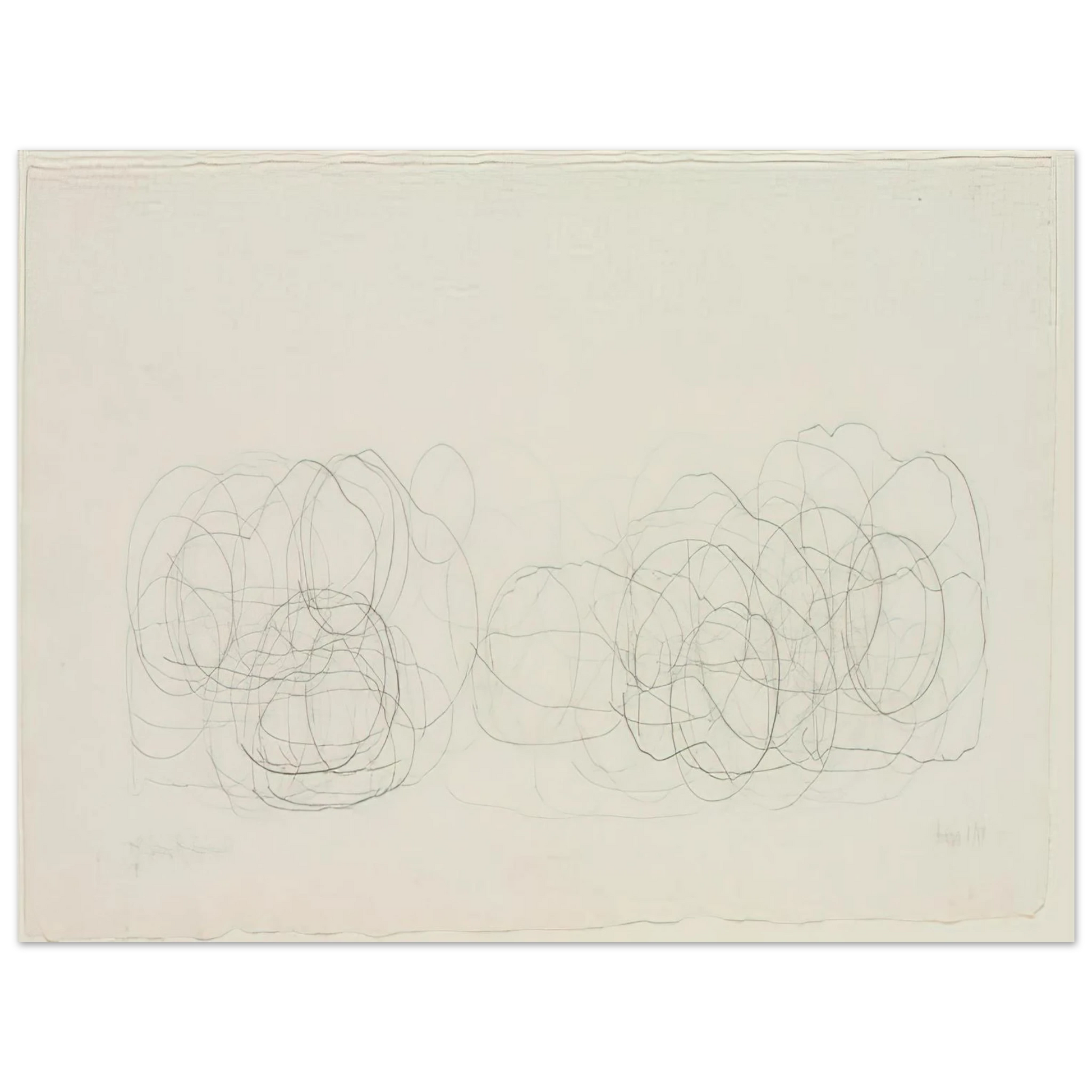 John Cage - 7R15 Where R=Ryoanji - 1983 Fine Art Poster - Default Title