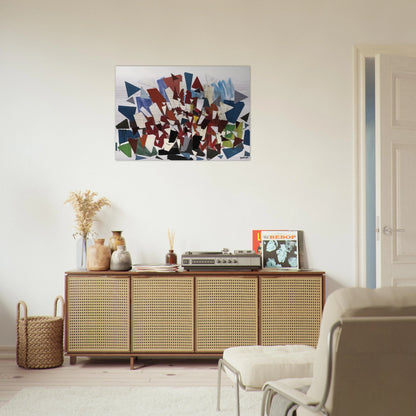 7--7--N - 1992 - Robert Goodnough Brushed Aluminum Print - 70x100 cm / 28x40 inches | Robert Goodnough Aluminum Print | Robert Goodnough Prints