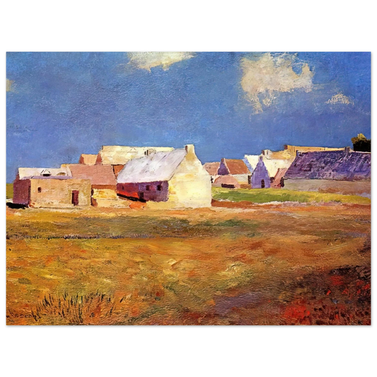 Odilon Redon - BRETON VILLAGE Fine Art Poster - Default Title