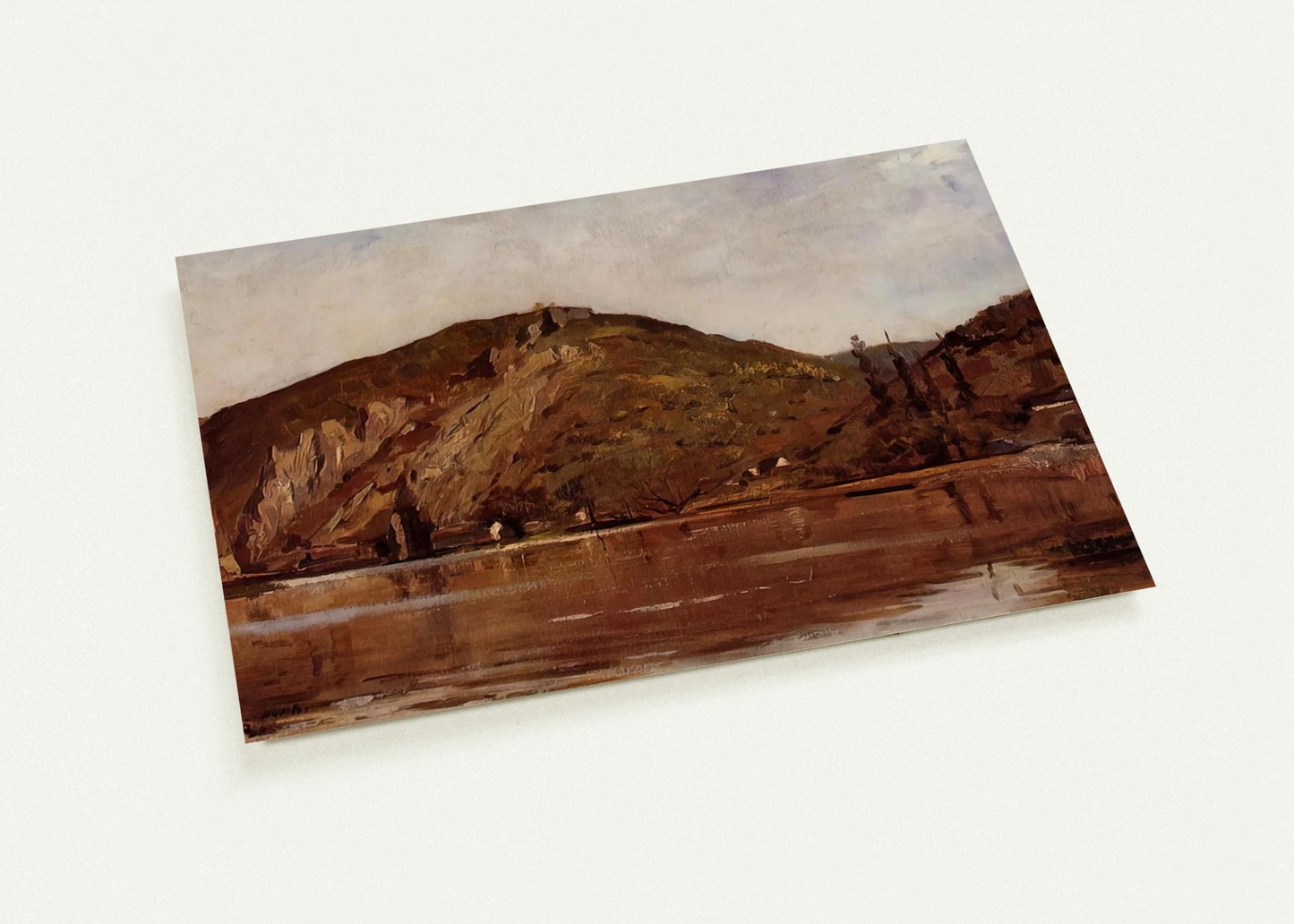 MEUSE RIVER AROUND NAMUR 1880 By Theo van Rysselberghe Pack of 10 Post Cards | Theo van Rysselberghe Post Cards | A6 (10.5 x 14.8 cm) - 4.1 x 5.8 inches