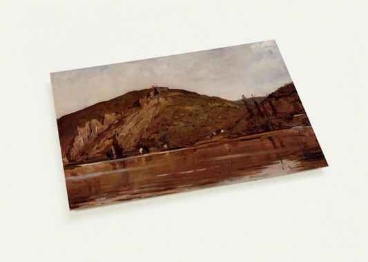 MEUSE RIVER AROUND NAMUR 1880 By Theo van Rysselberghe Pack of 10 Post Cards | Theo van Rysselberghe Post Cards | A6 (10.5 x 14.8 cm) - 4.1 x 5.8 inches