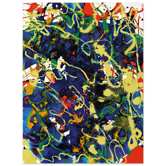 Sam Francis - Untitled  SFP94-63  SFF 1737  Fine Art Poster - Default Title
