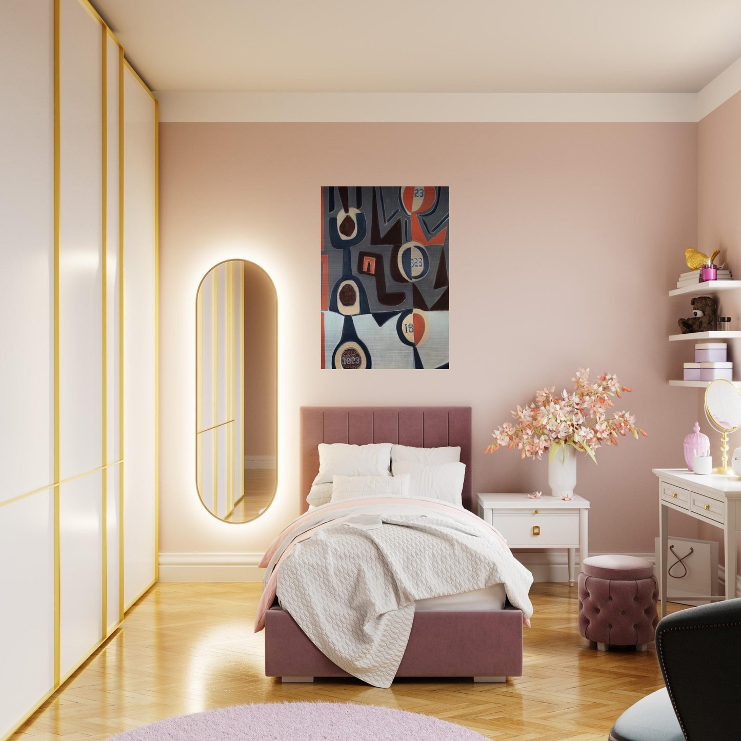 1823 - 2008 United States - Will Barnet Brushed Aluminum Print - 70x100 cm / 28x40 inches | Will Barnet Aluminum Print | Will Barnet Prints