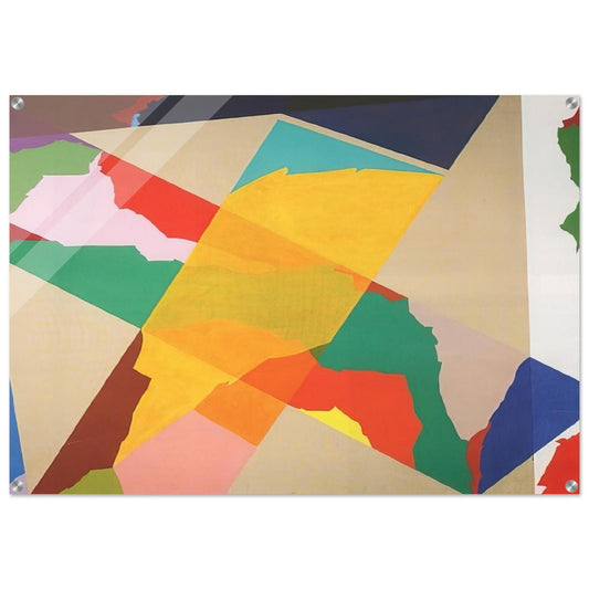 In Croce III - 1969 - Piero Dorazio Acrylic Print - 70x100 cm / 28x40″ inches