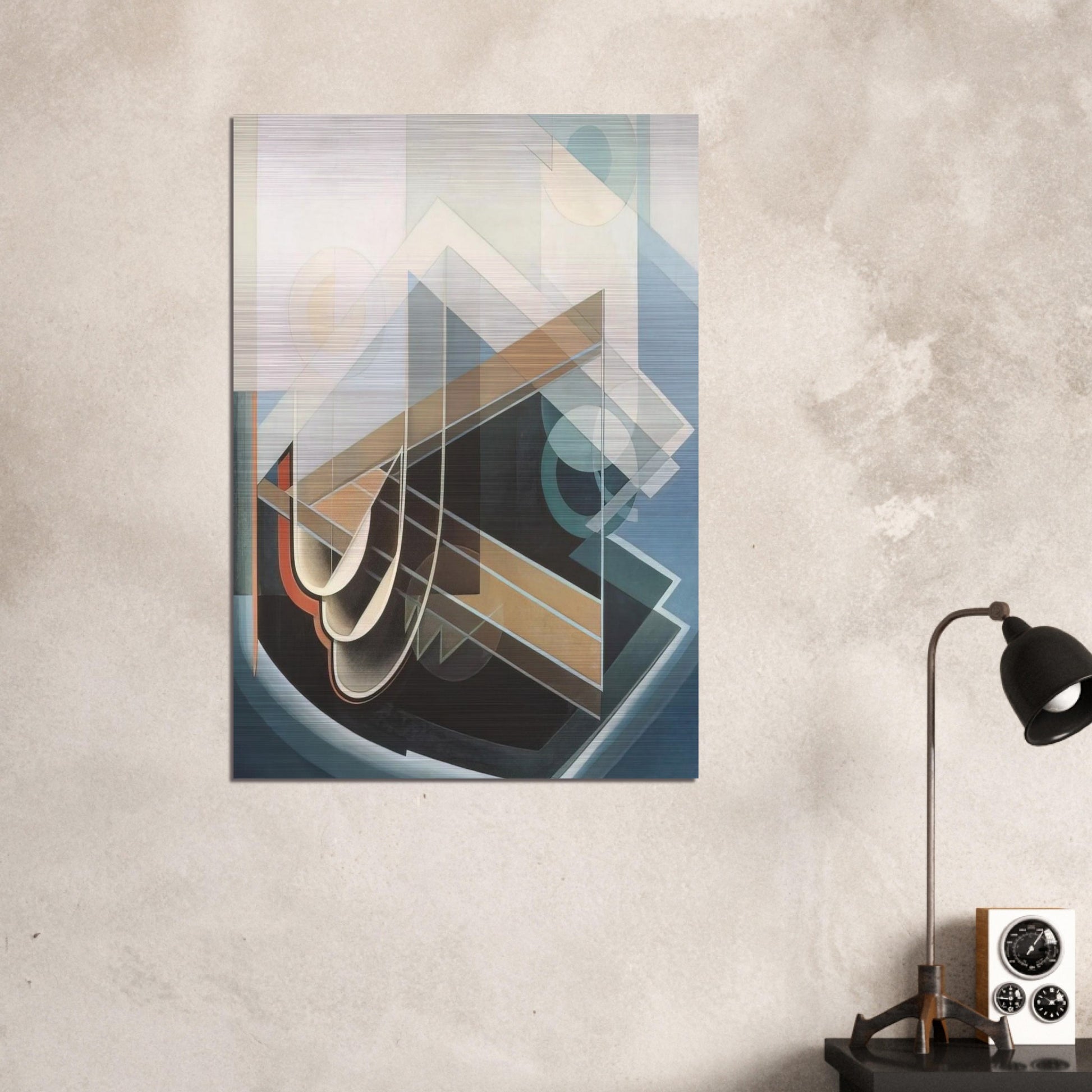 Abstract No. 7 - 1939 - Lawren Harris Brushed Aluminum Print - 70x100 cm / 28x40 inches | Lawren Harris Aluminum Print | Lawren Harris Prints