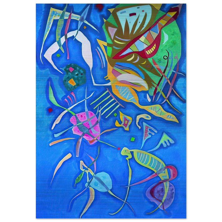 GROUPING 1937 - Wassily Kandinsky Brushed Aluminum Print - 70x100 cm / 28x40 inches | Wassily Kandinsky Aluminum Print | Wassily Kandinsky Prints