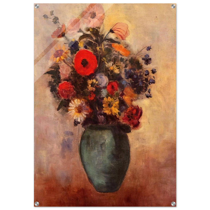 VASE OF FLOWERS 3 - Odilon Redon Acrylic Print - 70x100 cm / 28x40″ inches