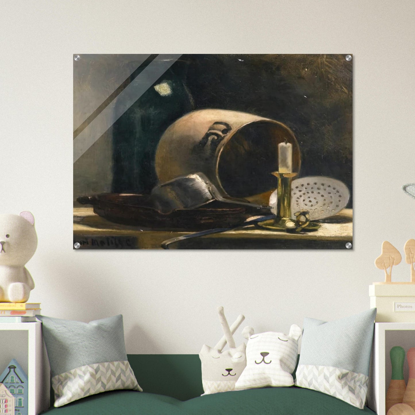 STILL LIFE WITH EARTHEN POT 1892 - Henri Matisse Acrylic Print - 70x100 cm / 28x40″ inches | Henri Matisse Wall Art | Henri Matisse Prints