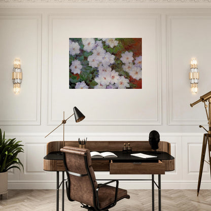 Clematis - claude monet Brushed Aluminum Print - 70x100 cm / 28x40 inches | claude monet Aluminum Print | claude monet Prints