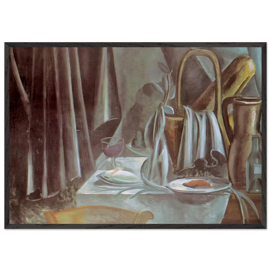 STILL LIFE 1912 N1 - Andre Derain Framed Art Print – Black Wooden Frame - Default Title - -Framed Art Print