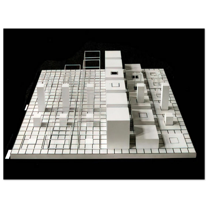 Sol LeWitt - Serial Project #1 ABCD  75x100 cm / 30x40inches Fine Art Poster