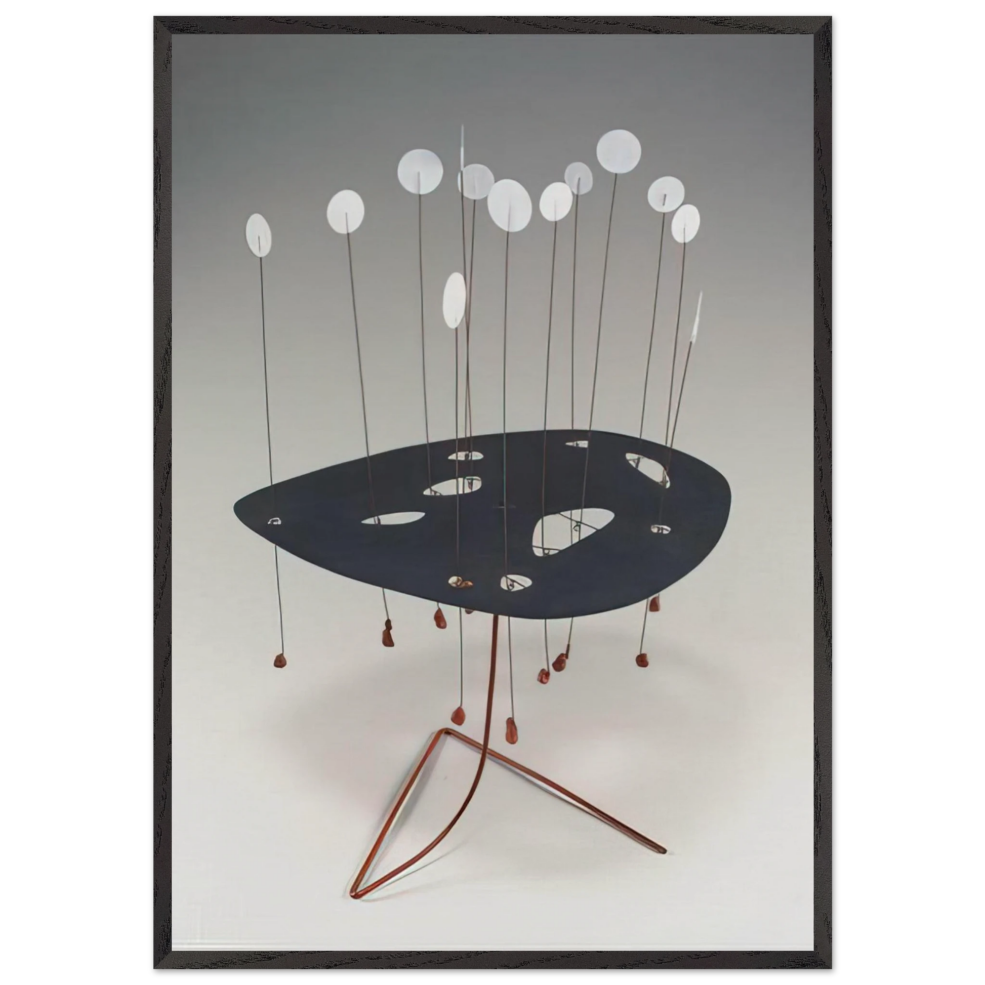 ASPEN 1948 - Alexander Calder Framed Art Print – Black Wooden Frame - Default Title - -Framed Art Print