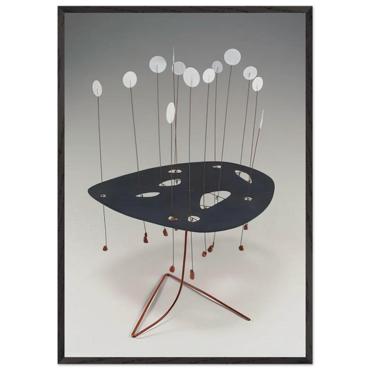 ASPEN 1948 - Alexander Calder Framed Art Print – Black Wooden Frame - Default Title - -Framed Art Print