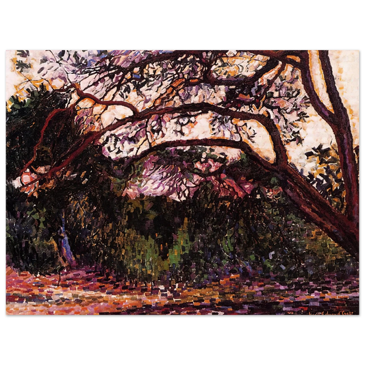 Henri-Edmond Cross - Wooded Landscape Fine Art Poster - Default Title