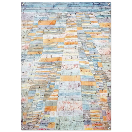 MAIN PATH AND BYWAYS 1929 - Paul Klee Acrylic Print - 70x100 cm / 28x40″ inches | Paul Klee Wall Art | Paul Klee Prints
