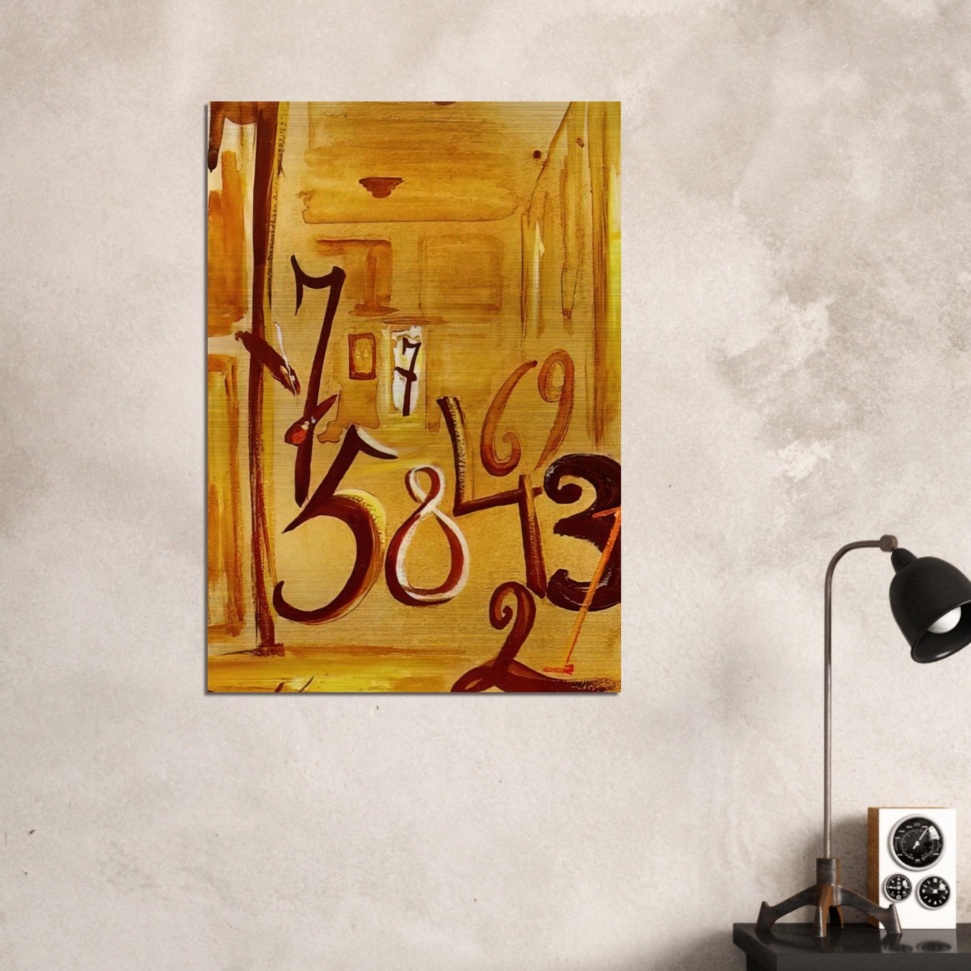 THE MAIDS IN WAITING LAS MENINAS - Salvador Dali Brushed Aluminum Print - 70x100 cm / 28x40 inches | Salvador Dali Aluminum Print | Salvador Dali Prints