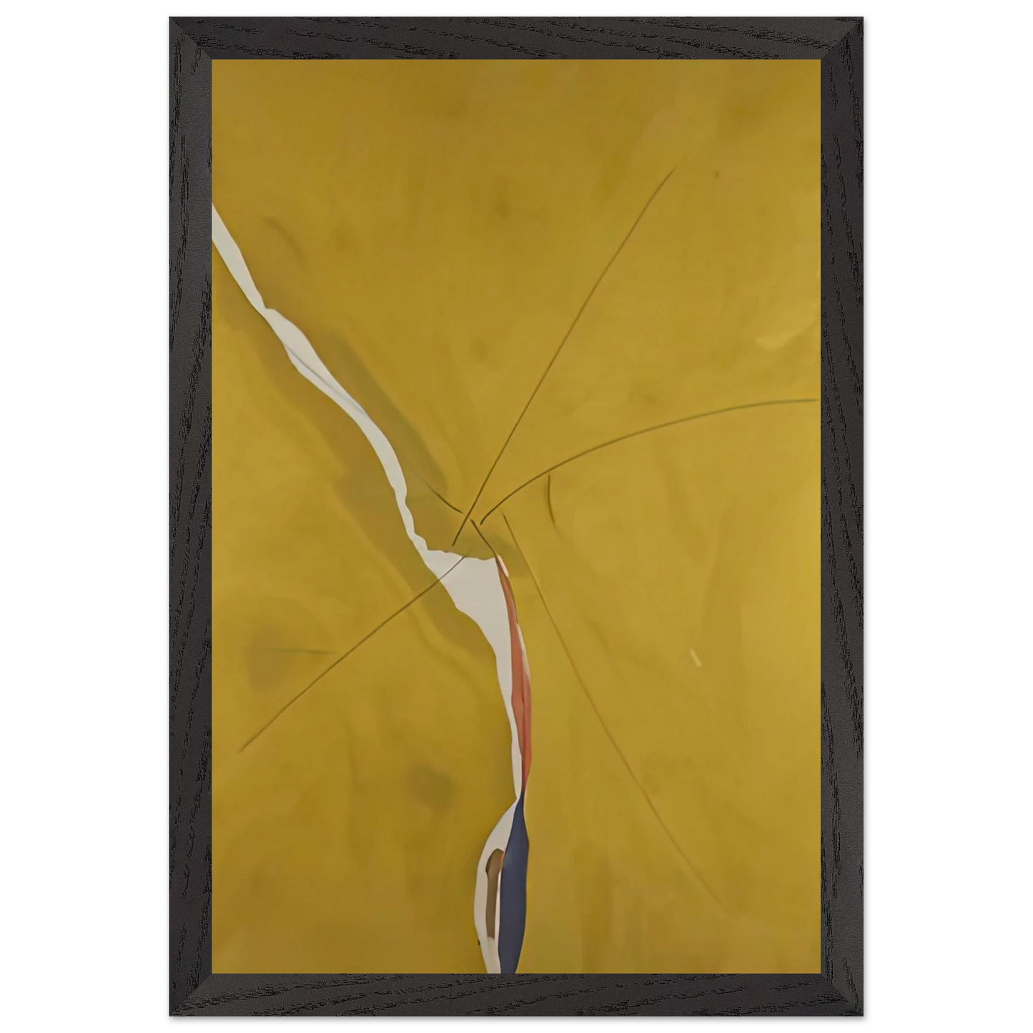 Helen Frankenthaler - Sesame, 1970- Wall Art - 60x80 cm / 24x32 inches - Premium Wooden Framed Poster With Fine Art Paper - Black frame