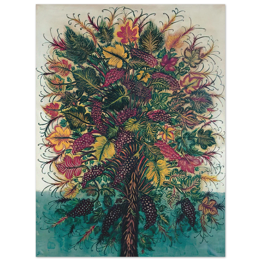Seraphine Louis - Les Grappes de Raisin - 1930 Fine Art Poster - Default Title