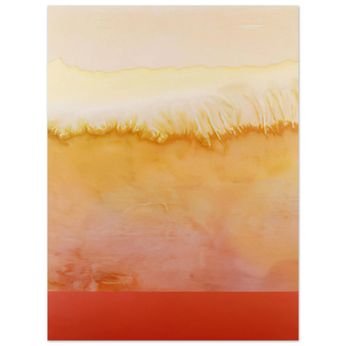 Ronnie Landfield - Carmen's Opal - 1979  75x100 cm / 30x40inches Fine Art Poster
