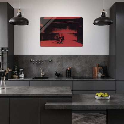 Early electric chair - Andy Warhol Acrylic Print - 70x100 cm / 28x40″ inches | Andy Warhol Wall Art | Andy Warhol Prints