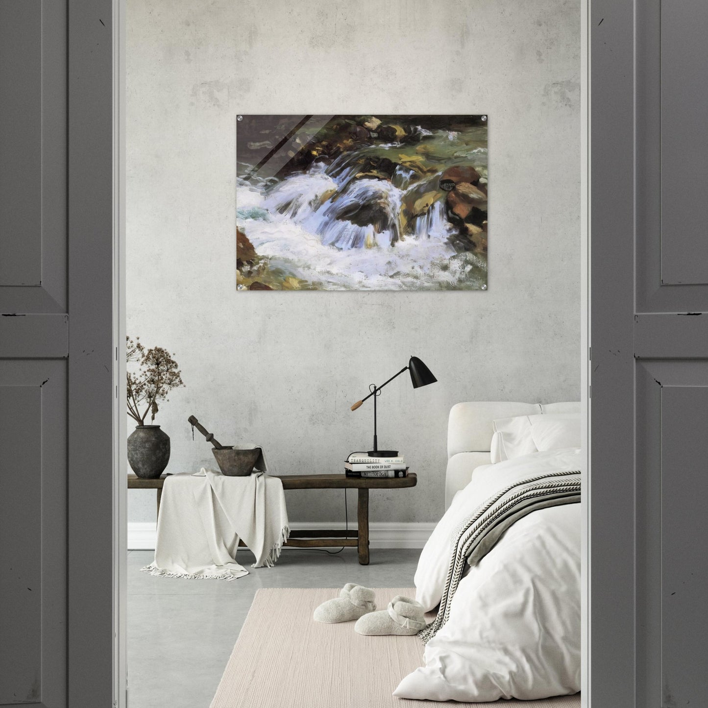 A Mountain Stream, Tyrol - John Singer Sargent Acrylic Print - 70x100 cm / 28x40″ inches