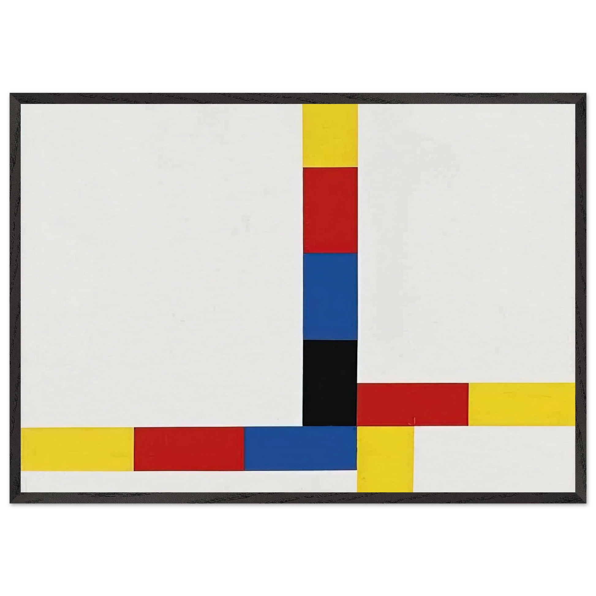 1-4 um excentrum IV - 1969 - Max Bill Framed Art Print – Black Wooden Frame - Default Title - -Framed Art Print