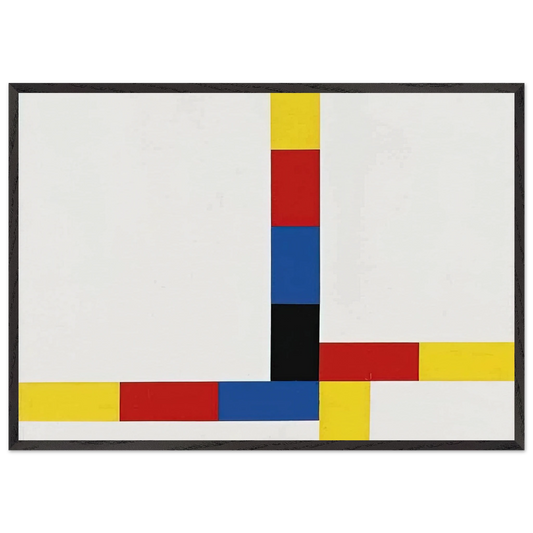 1-4 um excentrum IV - 1969 - Max Bill Framed Art Print – Black Wooden Frame - Default Title - -Framed Art Print