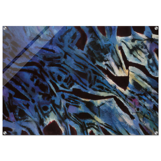 Fishes’ Sanctuary - 1969 - Alfred Manessier Acrylic Print - 70x100 cm / 28x40″ inches | Alfred Manessier Wall Art | Alfred Manessier Prints