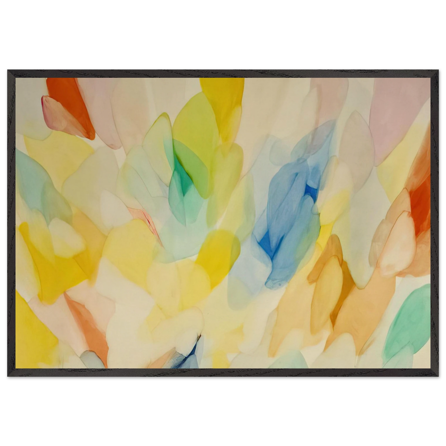 Lord of the Rainbow - Alice Baber Framed Art Print – Black Wooden Frame - Default Title - -Framed Art Print