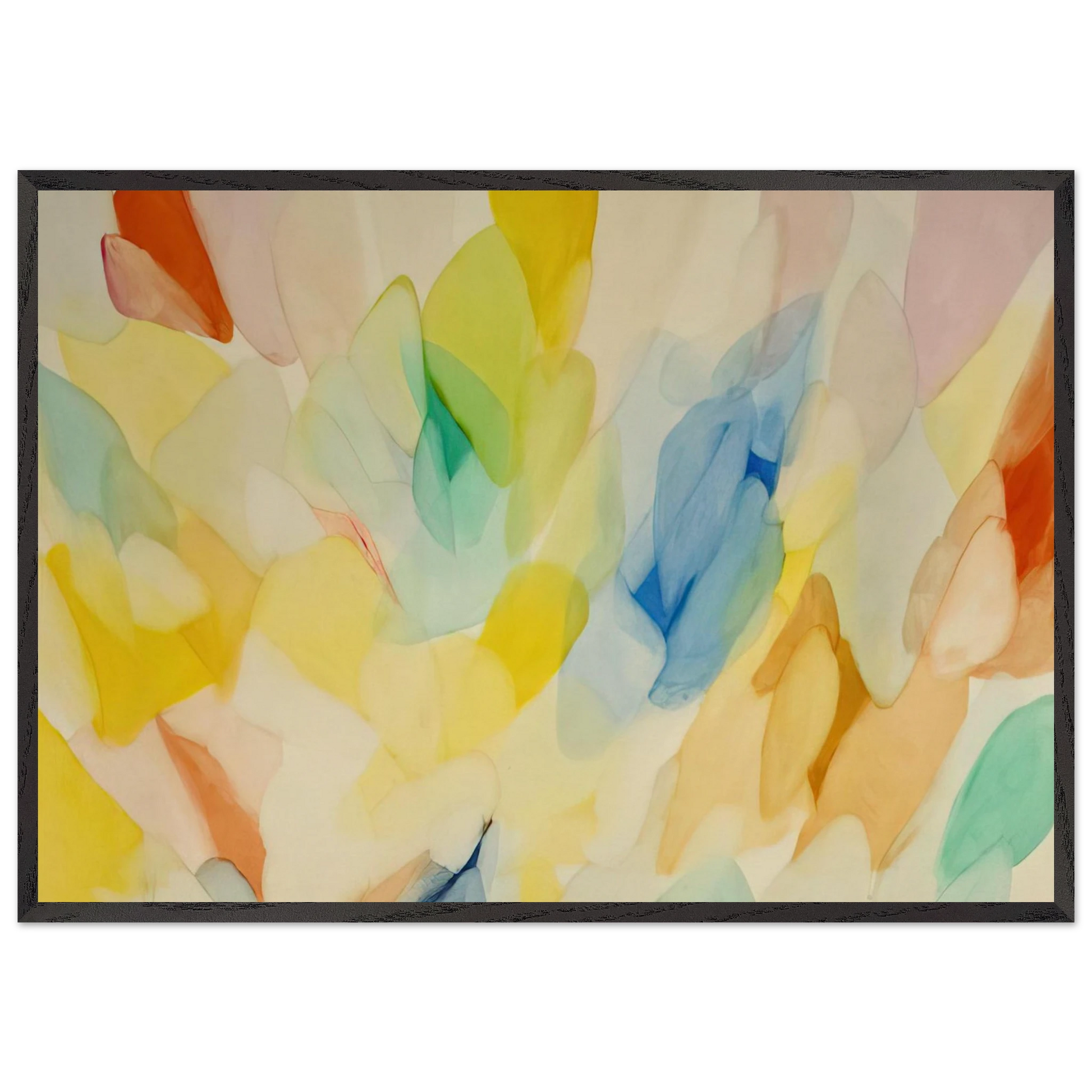 Lord of the Rainbow - Alice Baber Framed Art Print – Black Wooden Frame - Default Title - -Framed Art Print