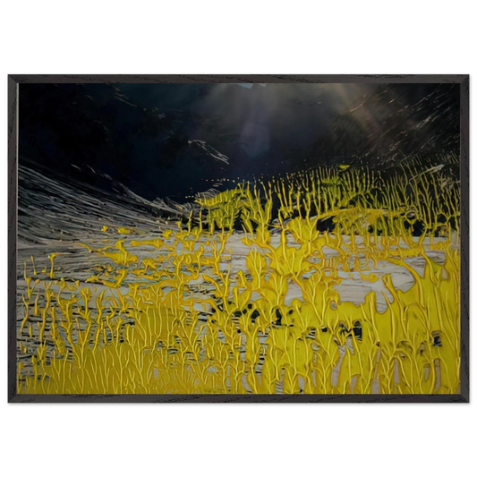 19 3 92 - Gerhard Richter Framed Art Print – Black Wooden Frame - Default Title - -Framed Art Print