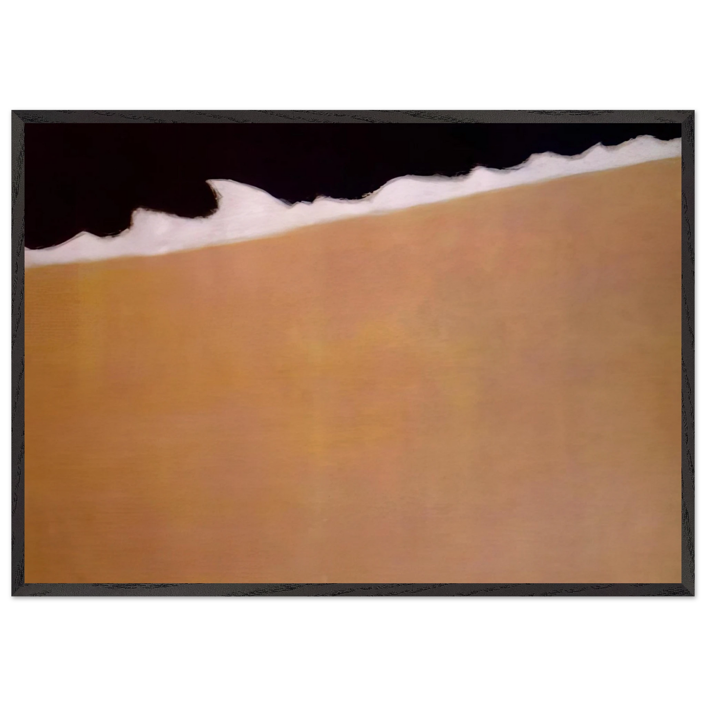 Black Sea - 1959 - Milton Avery Framed Art Print – Black Wooden Frame - Default Title - -Framed Art Print