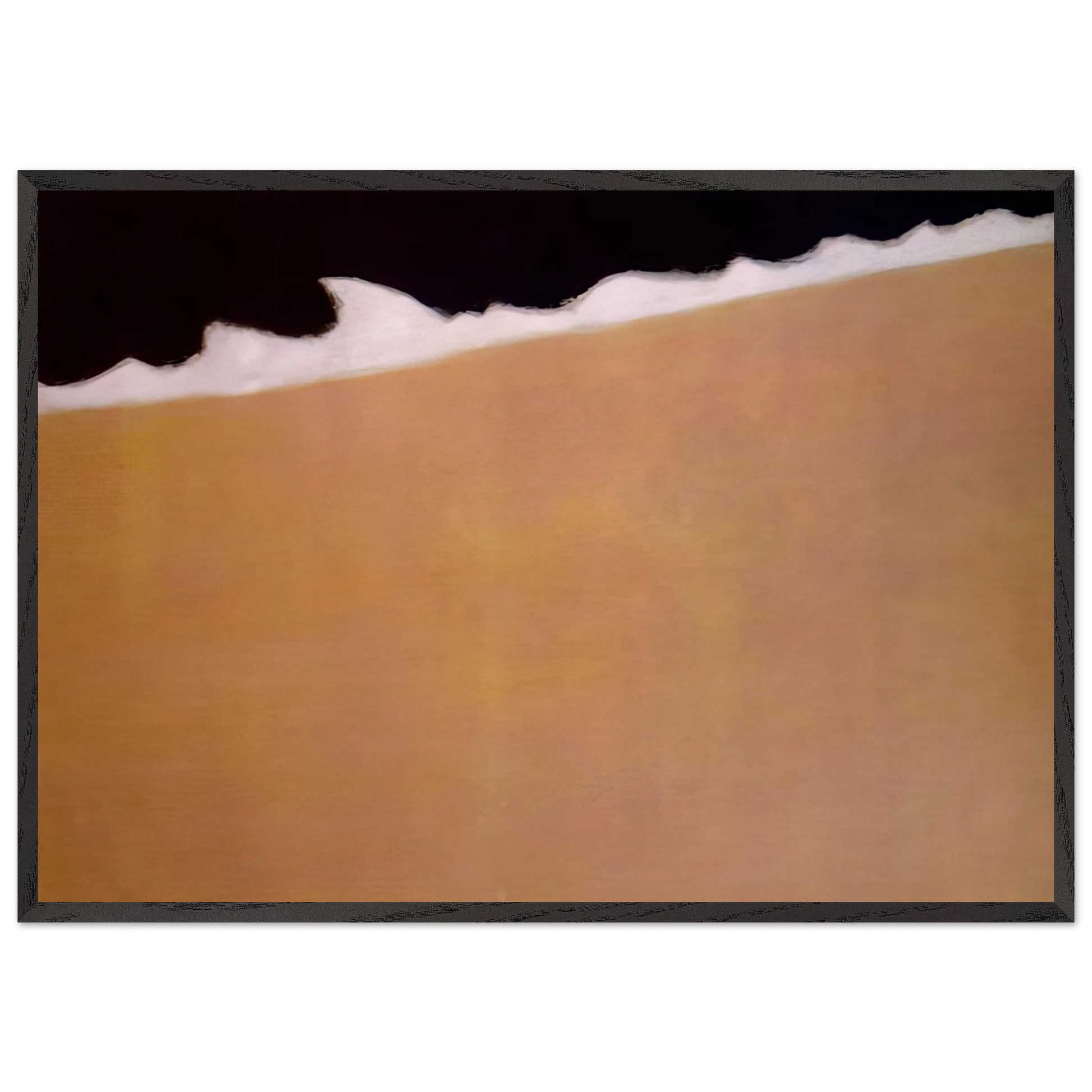 Black Sea - 1959 - Milton Avery Framed Art Print – Black Wooden Frame - Default Title - -Framed Art Print