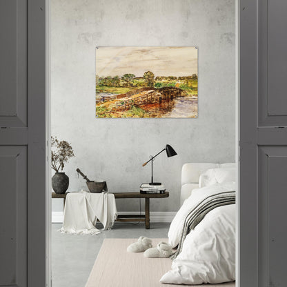 Bridge at Old Lyme 02 - Childe Hassam Acrylic Print - 70x100 cm / 28x40″ inches | Childe Hassam Wall Art | Childe Hassam Prints